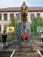 Обелиск павшим воинам-односельчанам, погибшим в Великой Отечественной войне 1941-1945 гг., Россия, Ульяновская область, Радищевский район, село Калиновка