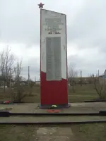 Братская могила советских воинов, погибших при освобождении х. Волоцкого и обелиск в память о погибших земляках в годы ВОв, Россия, Волгоградская область, Чернышковский район, хутор Волоцкий
