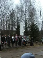Обелиск участникам Великой Отечественной войны, Россия, Архангельская область, Устьянский район, деревня Дубровская