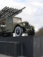 Памятник гвардейским минометам, Россия, Белгородская область, Яковлевский район, поселок городского типа Яковлево
