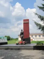 Братская могила советских воинов, погибших в боях с фашистскими захватчиками, Россия, Белгородская область, городской округ Старооскольский, село Федосеевка