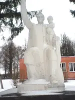 Памятник погибшим воинам – землякам в деревне Летуново, Россия, Московская область, Зарайский район, деревня Летуново