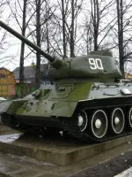 Мемориальный комплекс «Танк Победы» в городе Можга Удмуртской республики, Россия, Удмуртская Республика, Можга