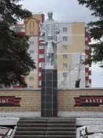 Монумент «Родина-Мать», Россия, Московская область, Ступинский район, поселок городского типа Михнево, Московская улица, 19
