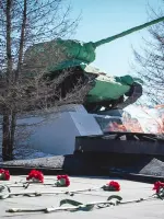 Танк Т-34−85, Россия, Пермский край, Соликамск