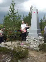 Обелиск на вершине Смерть-горы, Россия, Р-21 Кола