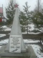 Памятник участникам войны 1941−1945, Россия, Рязанская область, Рязанский район, деревня Ровное