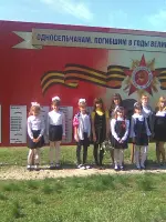 Памятник павшим односельчанам в годы Великой Отечественной войны, Россия, Саратовская область, Турковский район, село Шепелевка