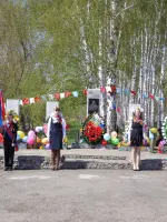 Мемориал воинам-землякам., Россия, Алтайский край, Зональный район, поселок Октябрьский (Степной)