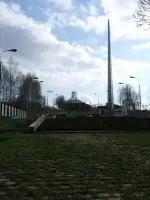Мемориал в честь погибших в Великой Отечественной войне оханцев, Россия, Пермский край, Оханск