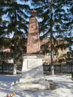 Памятник погибшим воинам-ачаирцам, Россия, Омская область, Омский район, село Ачаир