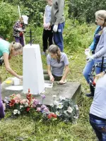 Памятник железнодорожникам, погибшим в августе 1941 г., Россия, Новгородская область, Чудовский район, деревня Тушино (Тушин Остров)