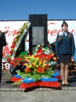 Памятник погибшим воинам в годы Великой Отечественной войны 1941−1945 гг., Россия, Иркутская область, Тайшетский район, поселок городского типа Юрты