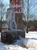 Памятник погибшим за Родину в годы ВЕЛИКОЙ ОТЕЧЕСТВЕННОЙ войны, Россия, Кировская область, Куменский район, село Верхобыстрица