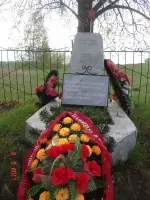 Братская могила и обелиск, Россия, Рязанская область, Михайловский район, деревня Новая Деревня (Федоровка)