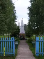 Обелиск погибшим односельчанам, Россия, Вологодская область, Кадуйский район, деревня Андроново