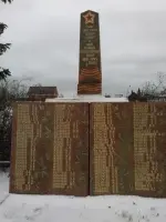 Обелиск в деревне Юрово, Россия, Московская область, Раменский район, деревня Юрово