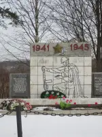 Обелиск памяти воинам, погибшим в Великую Отечественную войну, Россия, Новгородская область, Мошенской район, деревня Кабожа