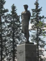 Памятник Зое Космодемьянской, Россия, Московская область, Рузский район, садовое товарищество Очаково