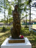 Памятник воинам-землякам, погибшим в боях за Советскую Родину в годы Великой Отечественной войны 1941-1945 гг., Россия, Красноярский край, Минусинский район, село Знаменка