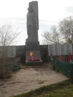 Памятник Воинам-освободителям. Мемориальная доска., Россия, Омская область, Тюкалинский район, село Никольское