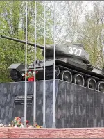 Памятник 32-й танковой бригаде или «Танк Т-34», проспект Ленина