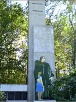 Памятник Воинам Великой Отечественной войны, Россия, Алтайский край, Петропавловский район, село Новообинка