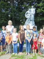 Памятник «Погибшим воинам», Россия, Московская область, Клинский район, поселок Нудоль