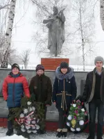 Мемориал погибшим односельчанам в годы Великой Отечественной войны, Россия, Белгородская область, Новооскольский район, село Солонец-Поляна
