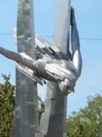 Памятник Ольге Санфировой, Самара, Аэродромная улица
