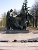 Памятник в честь погибших воинов-земляков, Октябрьский переулок