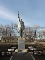 Памятник погибшим землякам, Россия, Оренбургская область, Новосергиевский район, село Рыбкино