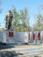 Памятник воинам, павшим в боях за Родину в Великой Отечественной войне 1941−1945 гг., Россия, Самарская область, Хворостянский район, поселок Масленниково