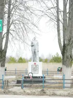 Памятник воинам, павшим в боях за освобождение Никитинского сельского Совета 1941-1945, Россия, Калужская область, Жиздринский район, деревня Мужитино