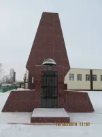 Памятник войнам, павшим в годы Великой Отечественной войны 1941-1945 гг., Россия, Кемеровская область, Беловский район, поселок Старобачаты
