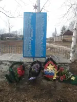 Памятник погибшим в Великой Отечественной войне в селе Ермолово, Россия, Рязанская область, Скопинский район, село Ермолово