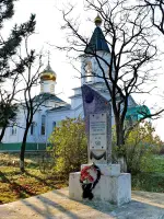 Стела памяти - хутор Ягодинка, Октябрьский район, Ростовская область, Россия, Ростовская область, Октябрьский район, хутор Ягодинка