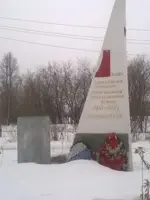 Обелиск в память о погибших солдатах и ветеранах Великой Отечественной войны, Россия, Пермский край, Нытвенский район, поселок при станции Чайковская