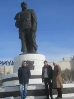 Памятник Маршалу Г.К. Жукову в Омске, улица Маршала Жукова
