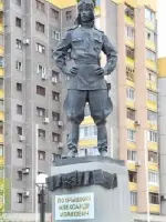 Памятник Покрышкину А.И., Россия, Краснодар, Центральный микрорайон, улица Митрофана Седина
