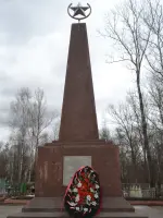 Памятный знак участникам обороны Ленинграда, Россия, Вологодская область, Череповецкий район, деревня Ясная Поляна