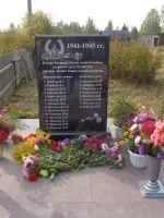 Памятник воинам–землякам, Россия, Вологодская область, Кирилловский район, село Талицы