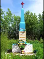 Памятник погибшим 1941-1945 гг., Россия, Рязанская область, Скопинский район, село Городецкое
