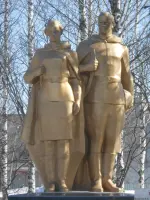 Памятник погибшим воинам, Россия, городской округ Киров, поселок Русское