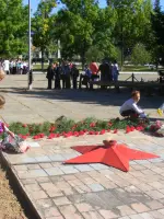 Памятник односельчанам, погибшим в годы Великой Отечественной войны 1941-1945 годов, Россия, Приморский край, Октябрьский район, село Покровка