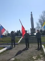 Памятник воинам, погибшим в Великой Отечественной войне села Бай-Хаак, Россия, Республика Тыва, Тандинский район, село Бай-Хаак