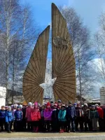 Памятник-мемориал жителям Жигаловского района, погибшим в годы Гражданской и Великой Отечественной войн, Россия, Иркутская область, Жигаловский район, поселок городского типа Жигалово