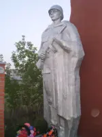 Памятник Воинам-землякам, Россия, Новосибирская область, Краснозерский район, поселок Гербаево