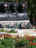 Памятник п.Козулька Красноярского края, Россия, Р-255 Сибирь