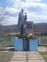 Памятник участникам Великой Отечественной войны, погибшим в годы войны, Россия, Забайкальский край, Улётовский район, поселок Ленинский